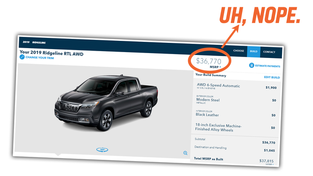 Automakers Need to Stop Doing This Sneaky Pricing Trick on Their Websites