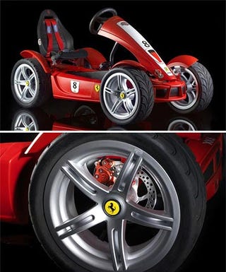 Illustration for article titled Ferrari Pedal Car Fuels Pre-Tween Envy