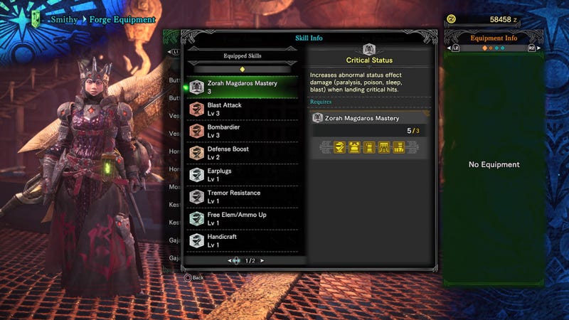 How To Forge Charms Mhw Complete Howto Wikies Generally if you want to maximize damage you want crit, weakness exploit, crit boost like any other blademaster weapon. how to forge charms mhw complete