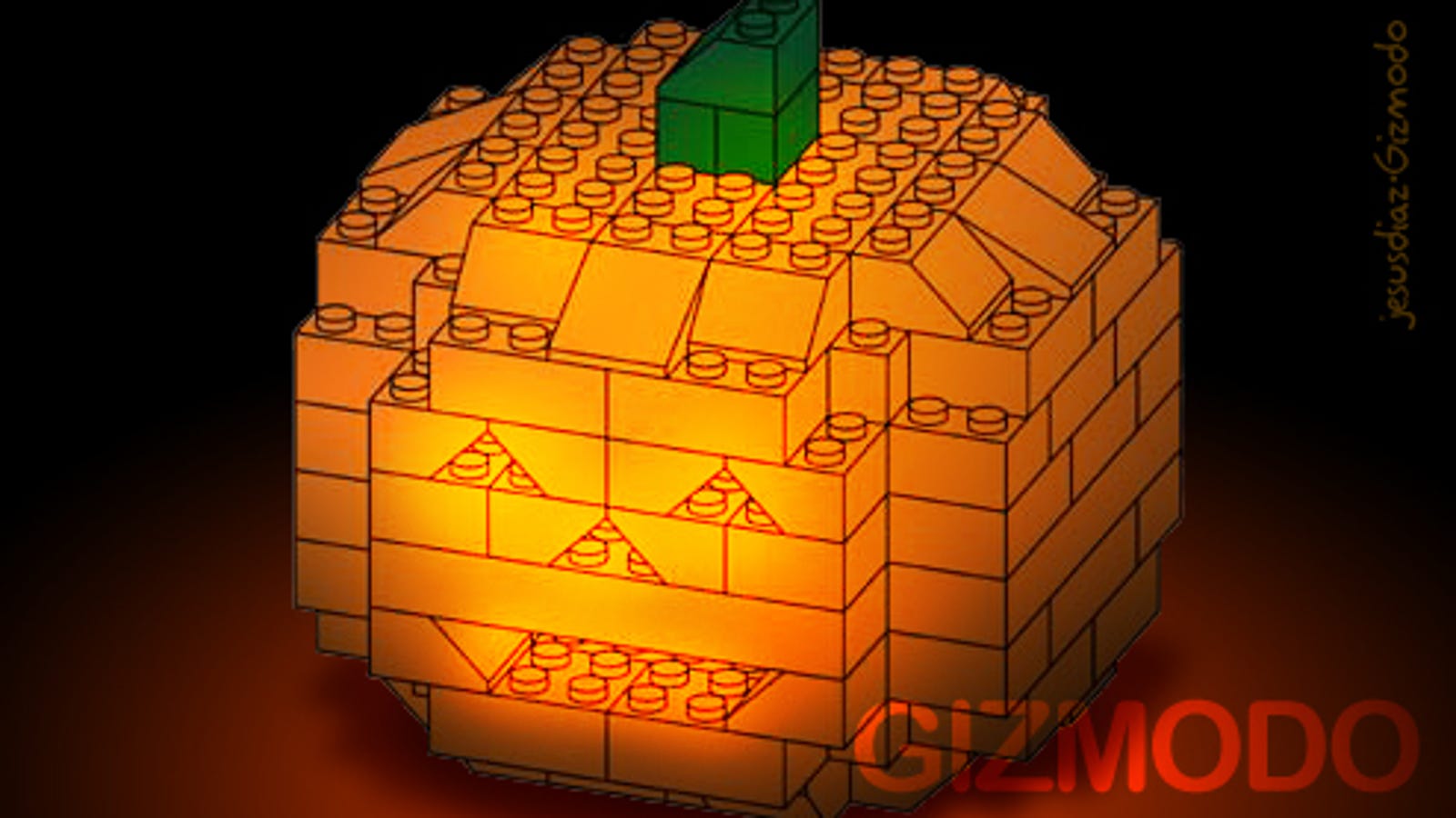 lego pumpkin bomb