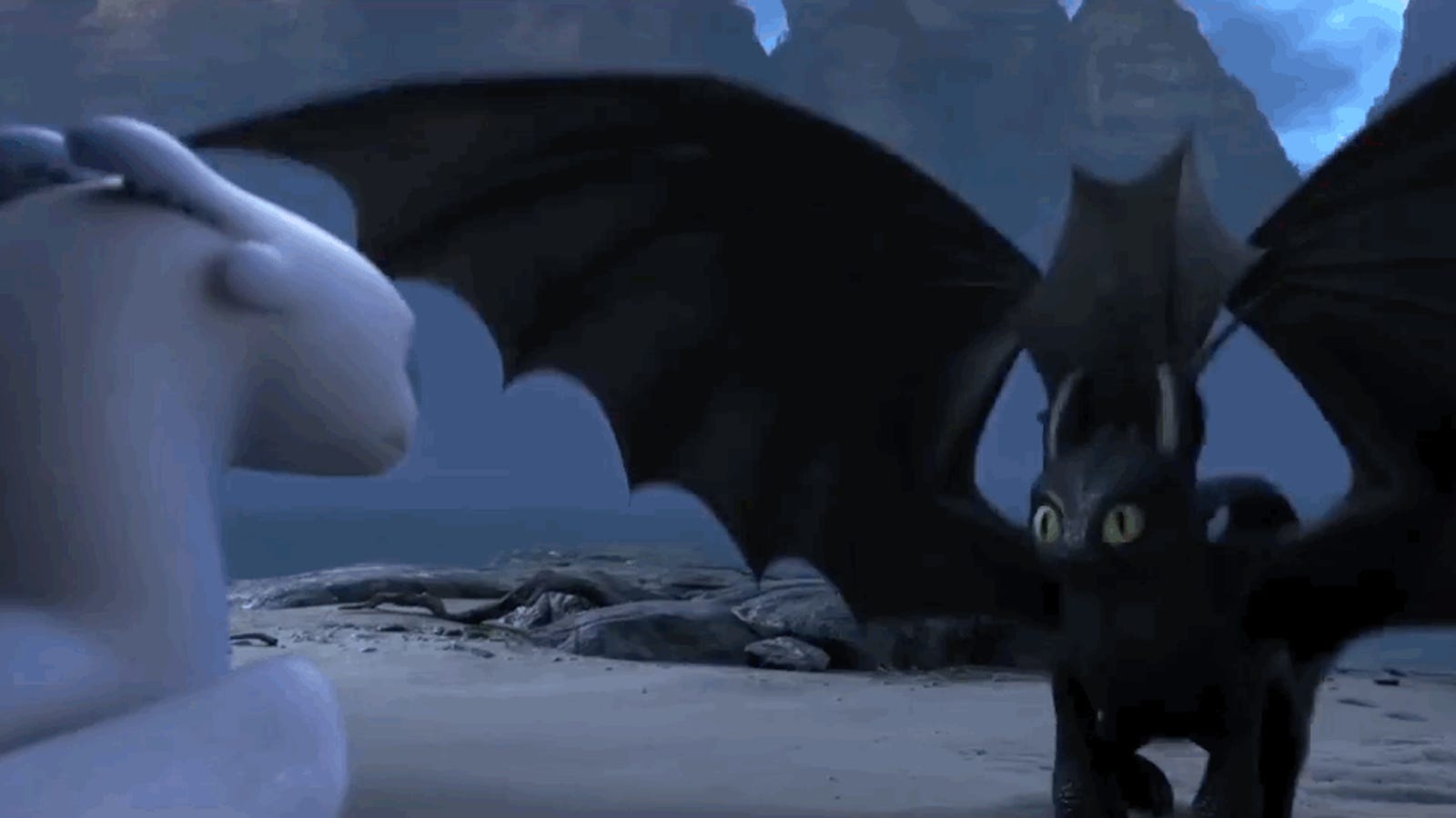 The How To Train Your Dragon 3 Trailer Introduces A Light Fury