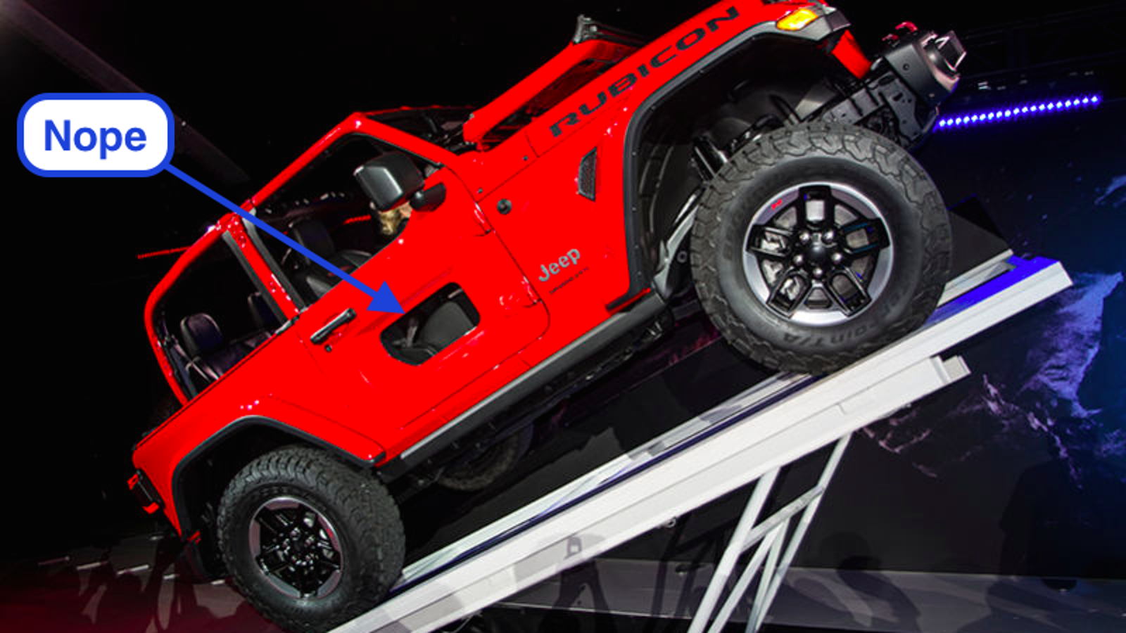 The Jeep Wrangler Jl S Donut Half Doors Are Not Actually