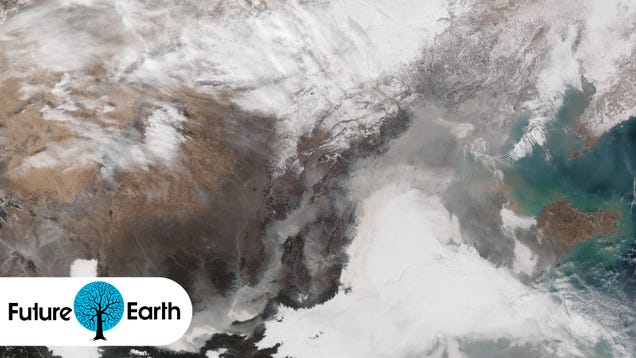 photo of Here's What  That Choking Blanket of Smog Over China Looks Like From Space image