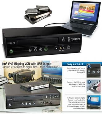 Illustration for article titled Ion Audio's VCR2PC USB VHS Ripper Digitizes Your Old Saved By the Bell Episodes