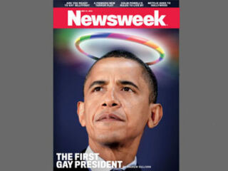 Illustration for article titled Newsweek's Gay-Obama Cover Is Ridiculous