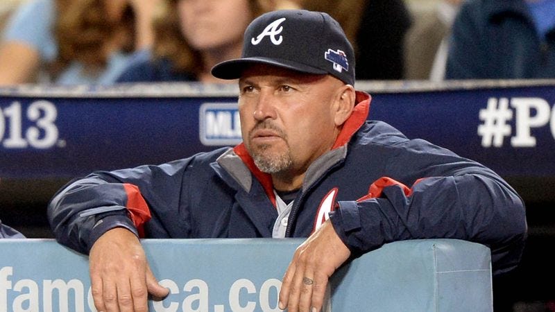 Illustration for article titled Braves Manager Reminds Players He’ll Throw Out All Unclaimed Steroids In Locker Room Fridge On Friday