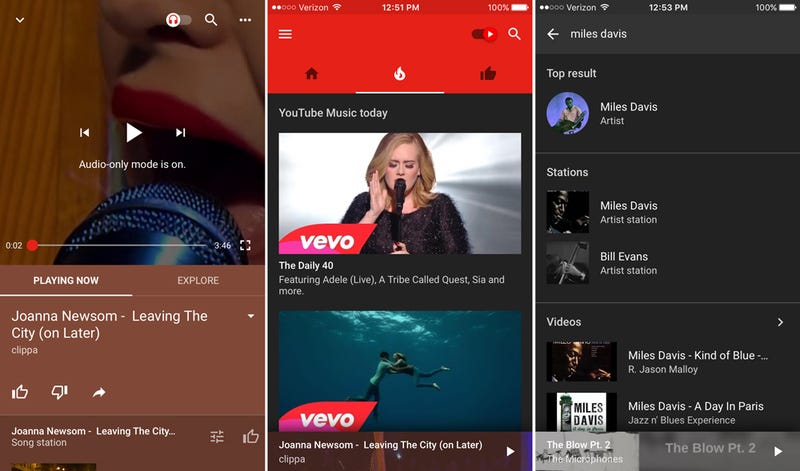 You Can Download YouTube's New Music App Right Now