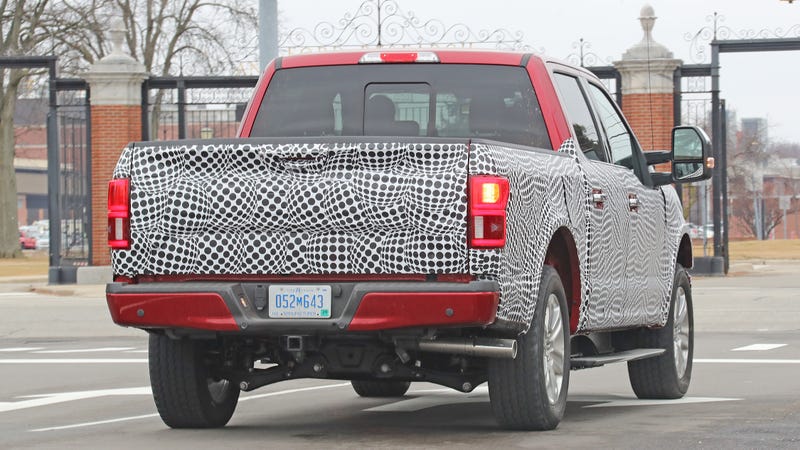 Electric Ford F 150 Spied With Fake Exhaust Updated With