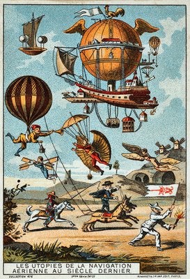 Illustration for article titled French Flying Machines (1890-1900)