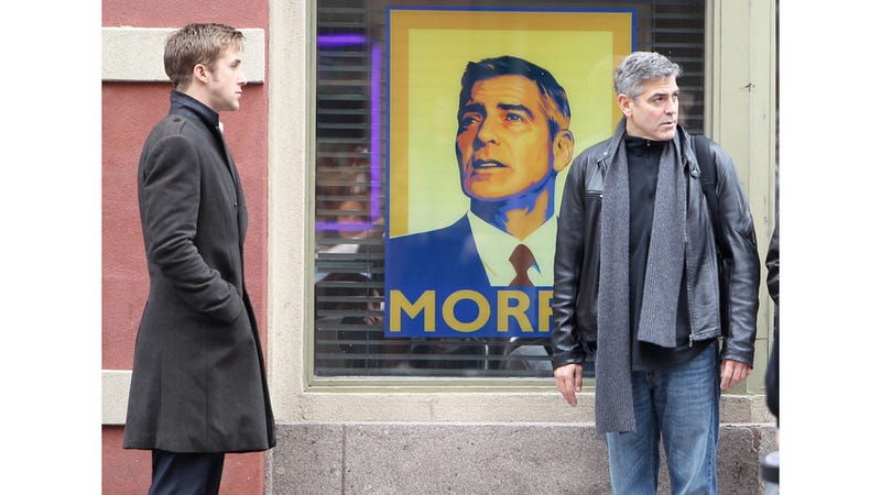 Illustration for article titled Christmas Has Come Early: Ryan Gosling & George Clooney. Together.