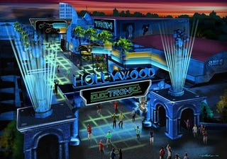Illustration for article titled Concept art for Disney new Tron theme park, ElecTRONica