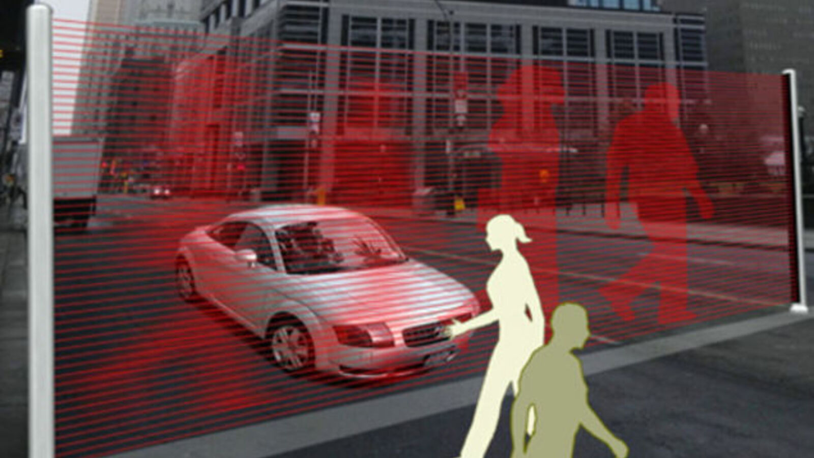 Virtual Crosswalk Walls Are Too Futuristic For Our Own Good
