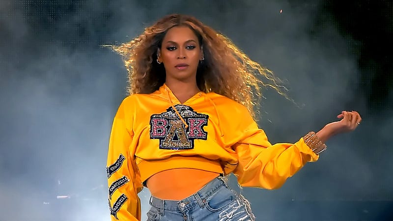 Beyoncé performs onstage during 2018 Coachella Valley Music And Arts Festival Weekend 1 on April 14, 2018 in Indio, California.