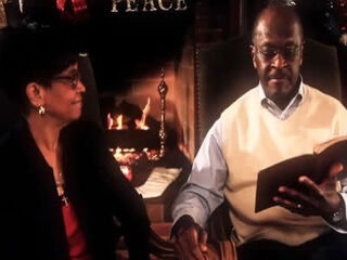 Herman and Gloria Cain Christmas video (Youtube)
