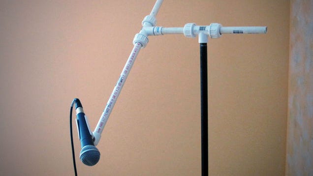 Build a Cheap but Simple Microphone Stand or Boom Pole out of PVC Pipe