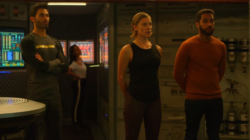 Illustration for article titled Another Life - So Starbuck, Superman, and Danny Pink Board a Spaceship