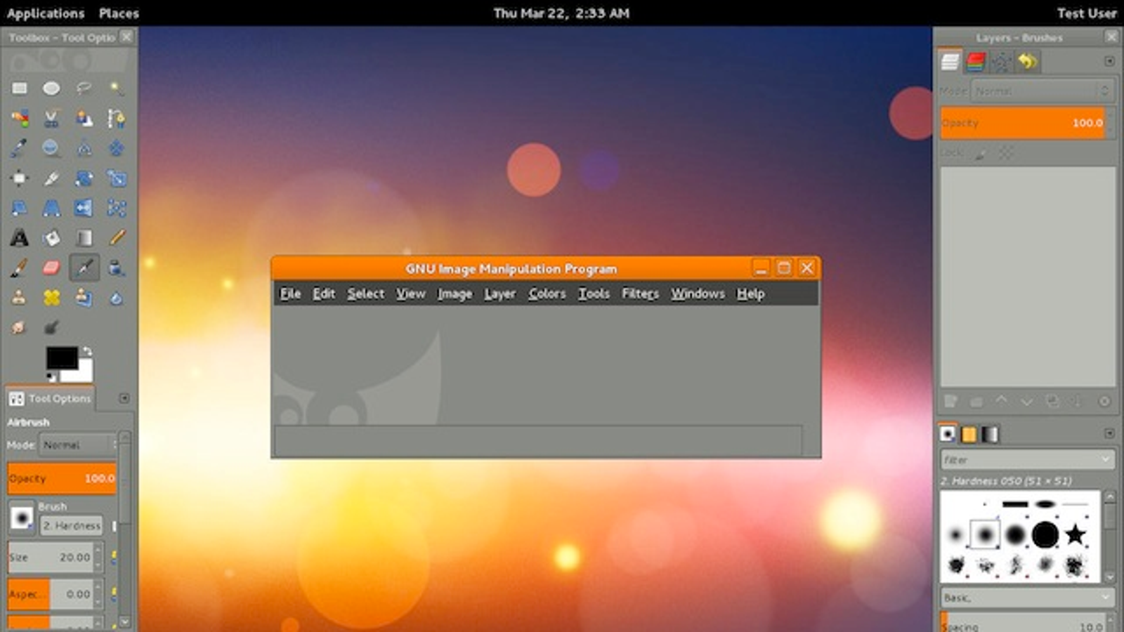 gimp move layer
