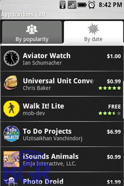 Illustration for article titled Paid Apps Appearing In Android Market