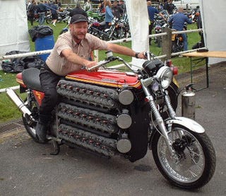 48-Cylinder Kawasaki Pushes Boundaries Of Sanity