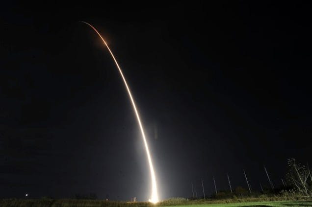 Record-setting rocket launch puts on a show for America's East Coast