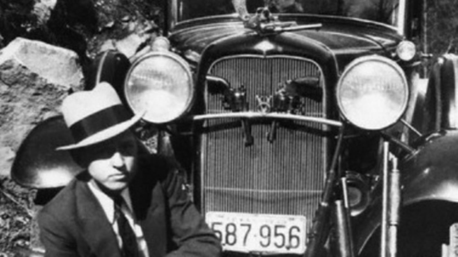 Clyde Barrow And His Ford V8