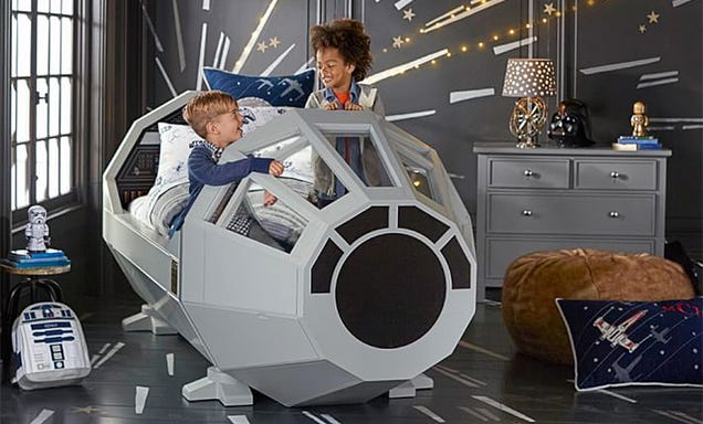 Crap, it Turns Out That Pottery Barn Millennium Falcon Bed Costs $4,000
