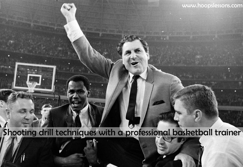 Illustration for article titled Shooting drill techniques with a
professional basketball trainer