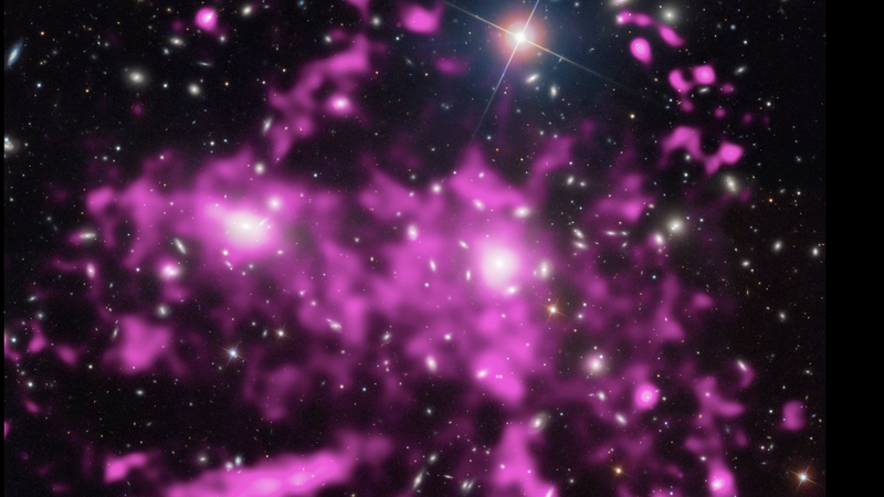 Illustration for article titled This Multi-Million Degree Gas Cloud Spans Half a Million Light Years
