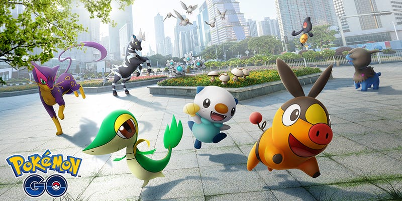 Illustration for an article titled Pokémon Pokédon Go Expands in the Unova Region