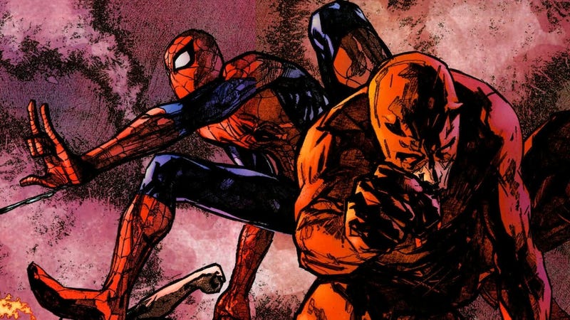Resultado de imagem para daredevil and spiderman
