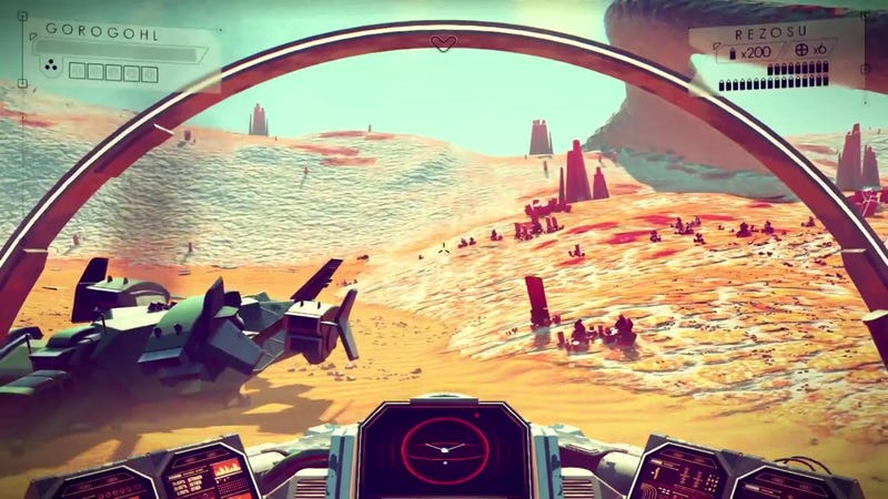 Illustration for article titled 18 Minutes of No Man's Sky In Action