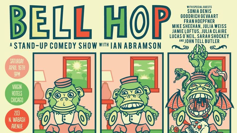 Illustration for article titled Chicago, come see our latest comedy show this Saturday