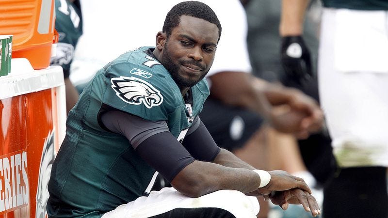 Illustration for article titled Vick To Miss 4 Weeks With Hand Concussion