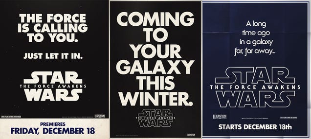 photo of Retro-Style Ads For The Force Awakens Dials the Hype Up to 11 image