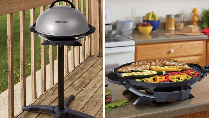 George Foreman Indoor/Outdoor Electric Grill, $85 after 15% coupon.