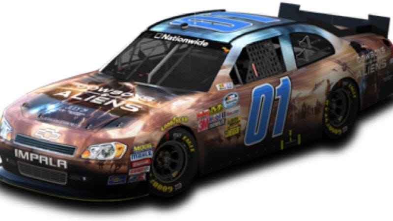 Illustration for article titled Cowboys And Aliens to have its own NASCAR car
