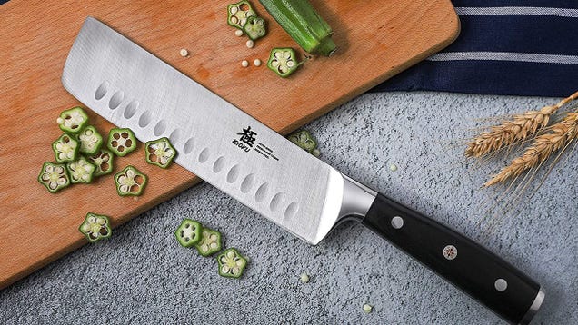 Pique sus verduras como si fueran importantes con un cuchillo japonés Nakiri, solo $ 30 2