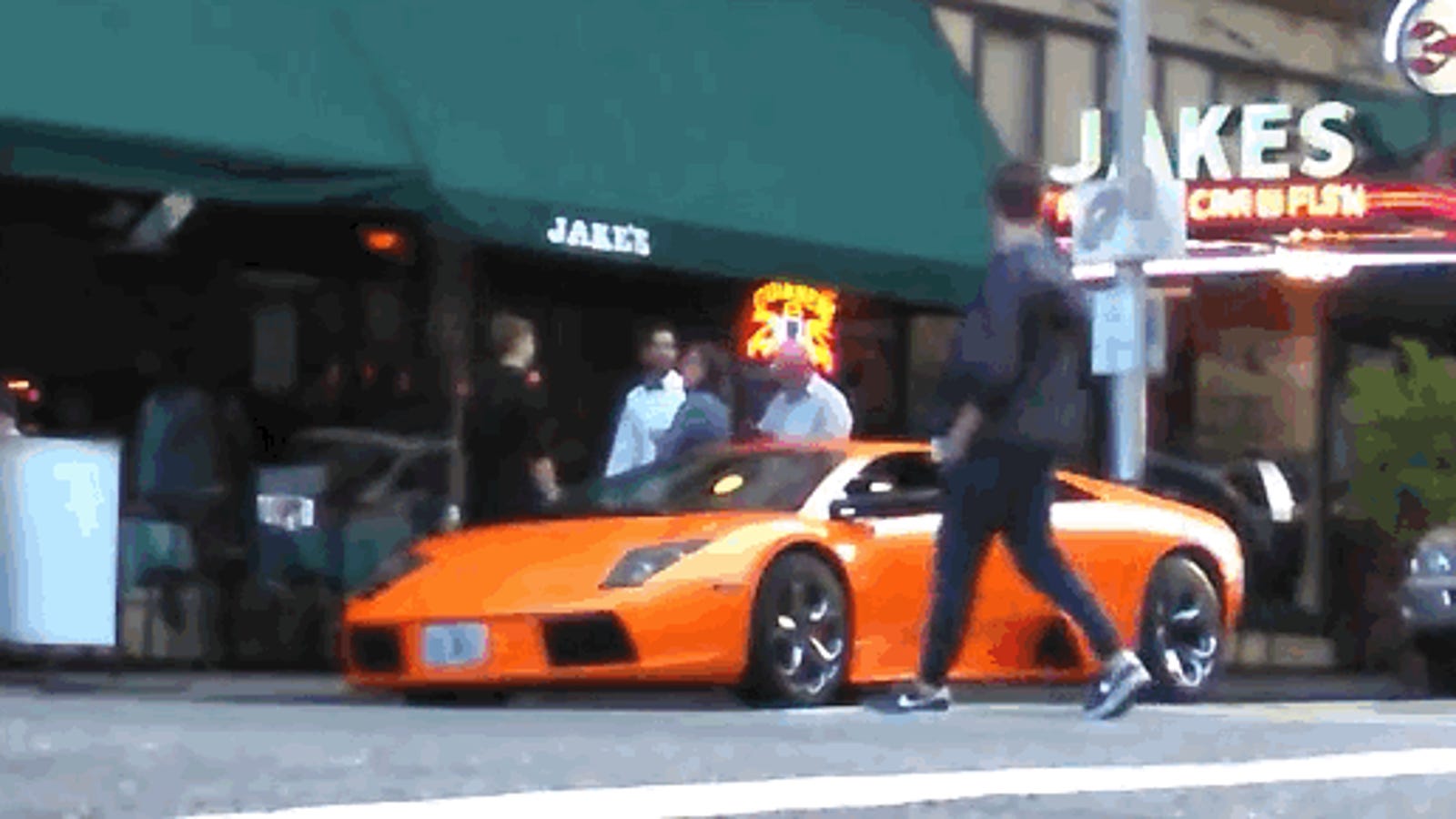 Portland Bmx Rider Casually Jumps Over Parked Lamborghini