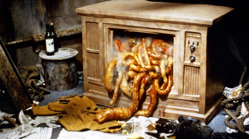 From the set of Videodrome.