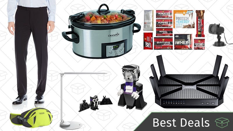 Illustration for article titled Saturday's Best Deals: Men's Pants, Portable Crock-Pot, Wi-Fi Router, and More