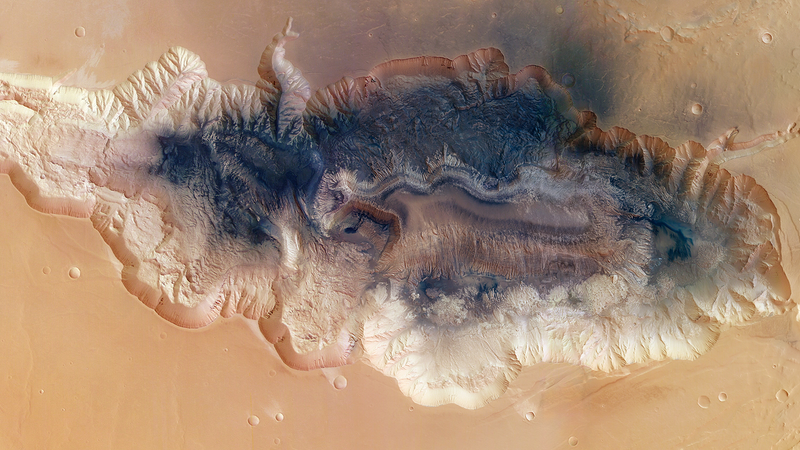 These Images Show The Brutal Scars On Mars's Surface