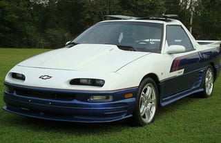 Illustration for article titled For $12,500, The Chevy Thunderstorm Will Let You Reign on Any Parade