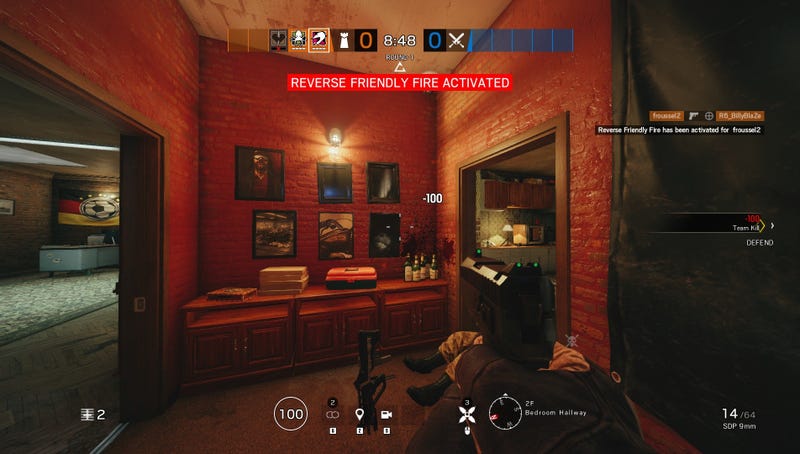 Illustration for article titled Rainbow Six Siege Change Will Punish Griefers By Making Bullets Hurt The People Firing Them