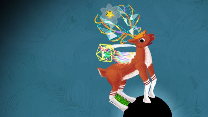 Illustration for article titled Gravity Ghost is a cosmic search for security and companionship
