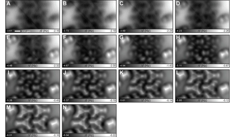 More molecules imaged by the researchers (Kawai et al)