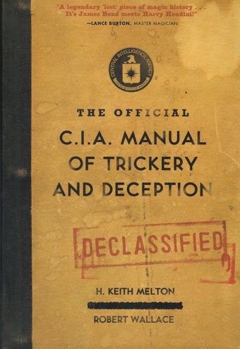 Illustration for article titled Secret CIA Manual Shows Magic Tricks Used By Spies