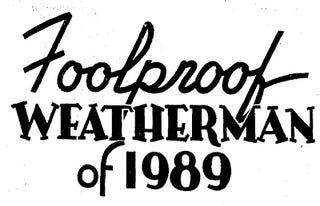Illustration for article titled Foolproof Weatherman of 1989 (1939)