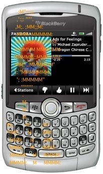 Illustration for article titled free Pandora evil music box for Blackberry: suitsworkers now can dance dance dance on subway train thank you