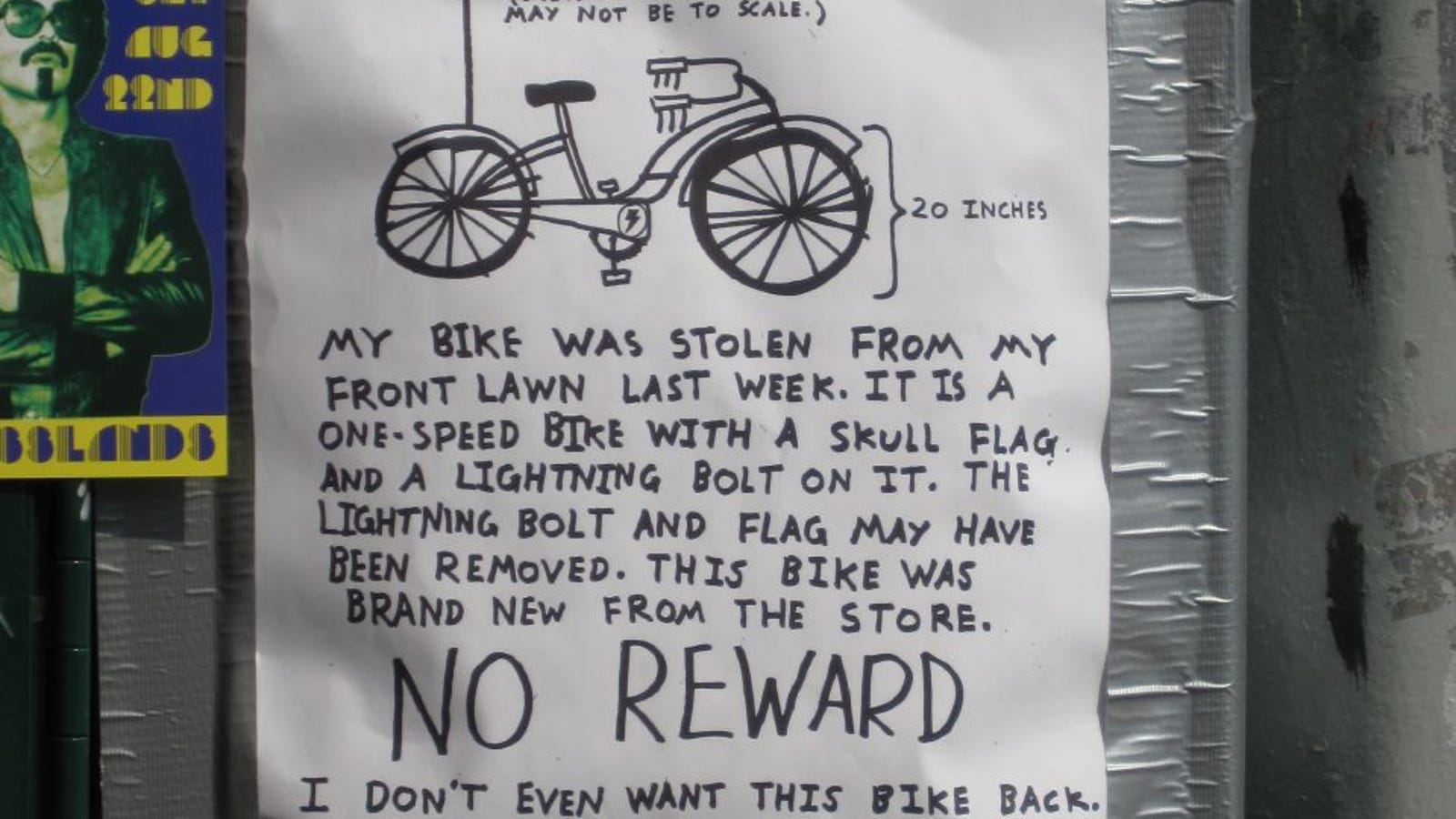 Bike Owner To Bike Thief: Truck Off And Die