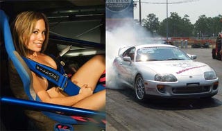 Illustration for article titled LeMons Veteran Bikini Racer Goes Even Faster When Limited To 1,320 Feet